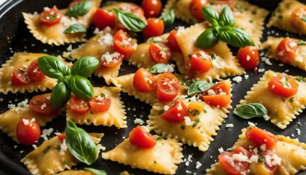 Ravioli with Toppings