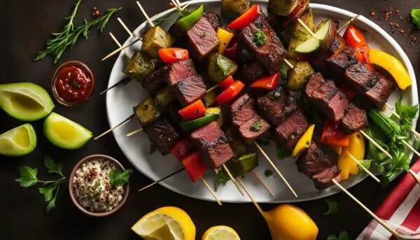 different types of beef kabobs to air fry